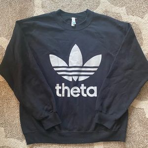 Kappa Alpha Theta sorority adidas style Crewneck
